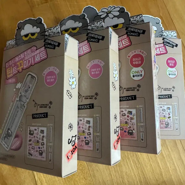 [BUNJANG] Rom&nd Juicy Lasting Tint Deco Set / 롬앤 틴트꾸미기 세트 더 쥬시 래스팅 틴트