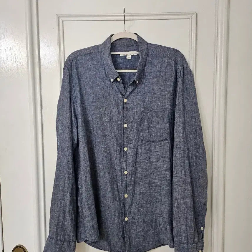 [BUNJANG] TOPTEN 100% Linen Shirt Size 105 / 탑텐)린넨100% 셔츠