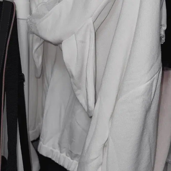 [BUNJANG] Usamimi Rabbit Ear White Hoodie / 우사미미 생화이트 후드집업 stc 진리 일본 빈티지