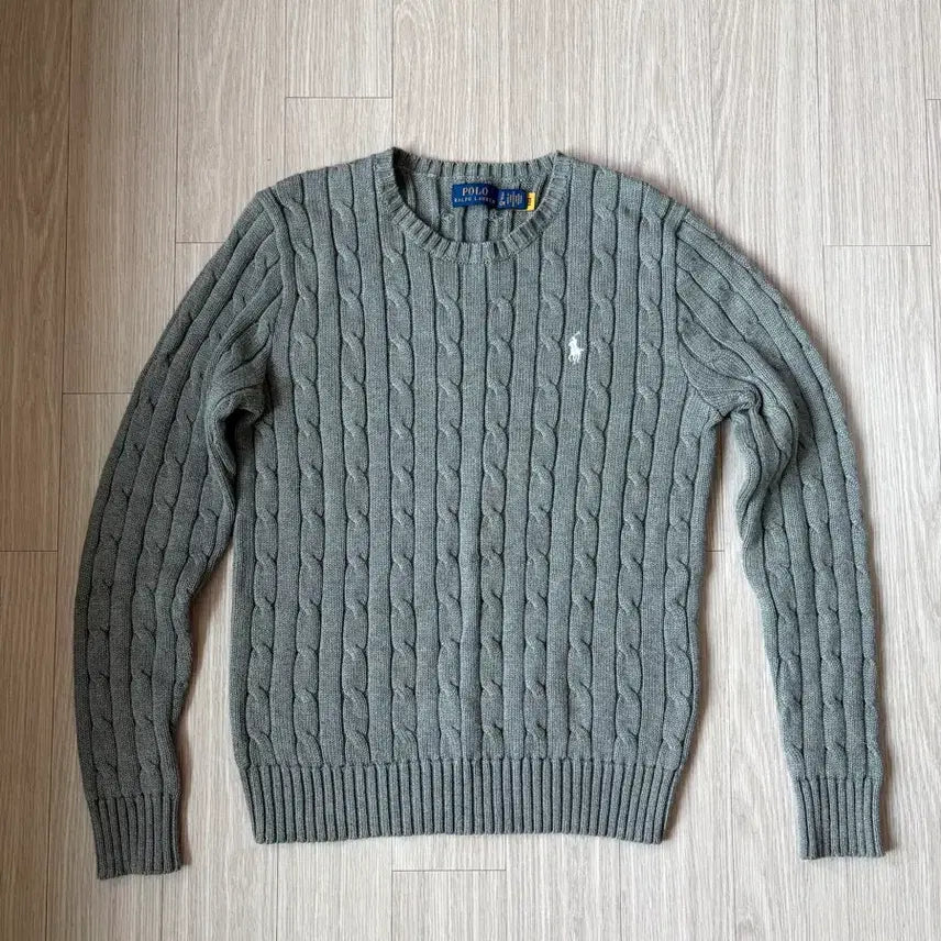 [BUNJANG] Polo Ralph Lauren Cable Knit Sweater Women's S / 폴로 랄프로렌 꽈배기 니트 여성S 사이즈