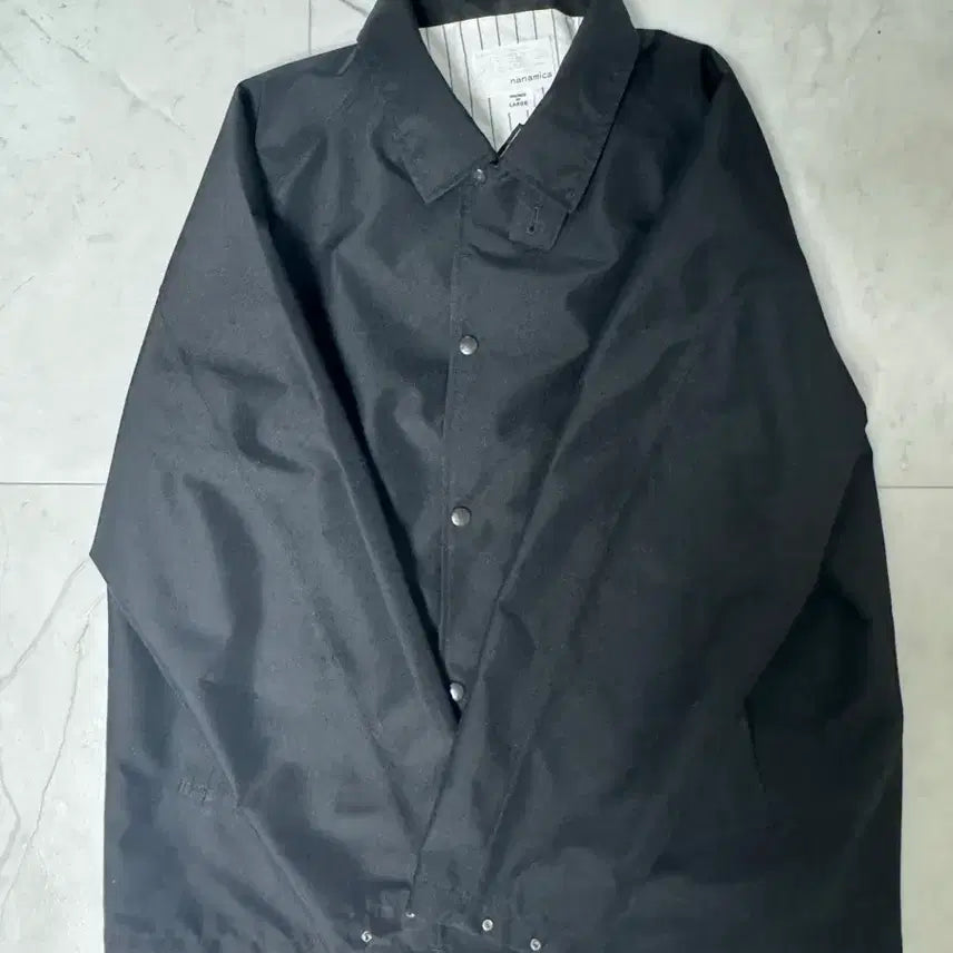[BUNJANG] nanamica 2L GORE-TEX Coach Jacket Black L / 나나미카 2L GORE-TEX Coach Jacket 블랙 L (S25S