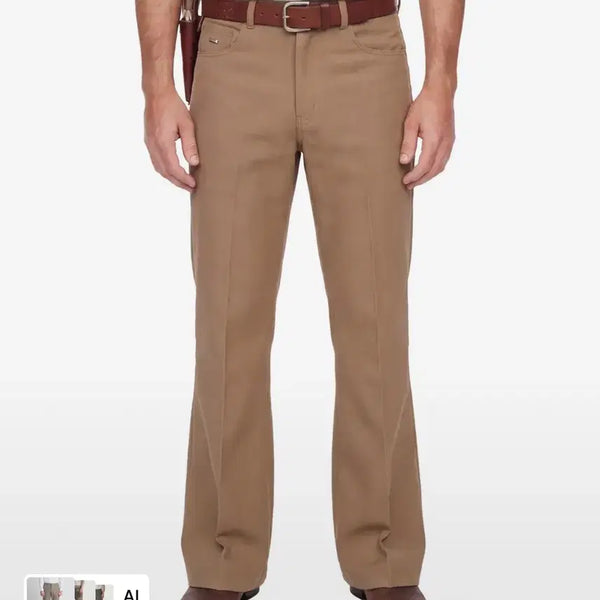 [BUNJANG] Mura Linea Twill Flare Pants Khaki / 무라 리네아 트윌 플레어 팬츠 카키 2사이즈 (1사이즈 교환 가능)