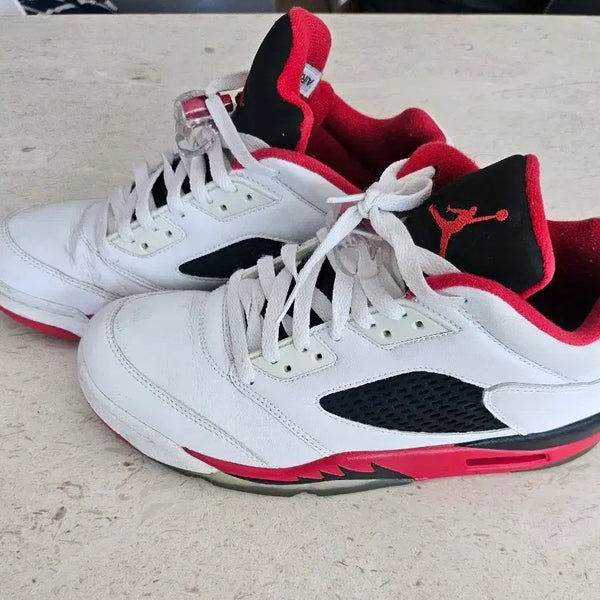 [BUNJANG] Jordan 5 Fire Red Basketball Shoes / 조던5 서태웅 파이어레드 275mm