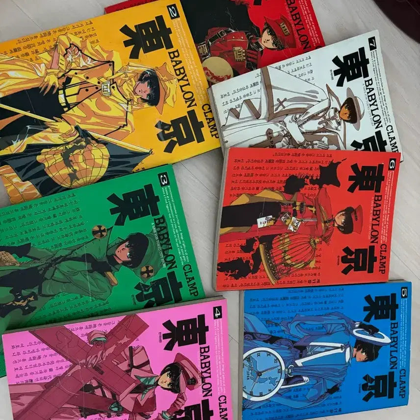 [BUNJANG] CLAMP Tokyo Babylon Complete Manga Set (Volumes 1-7) / CLAMP 클램프 동경바빌론 만화책 전권(1-7권)