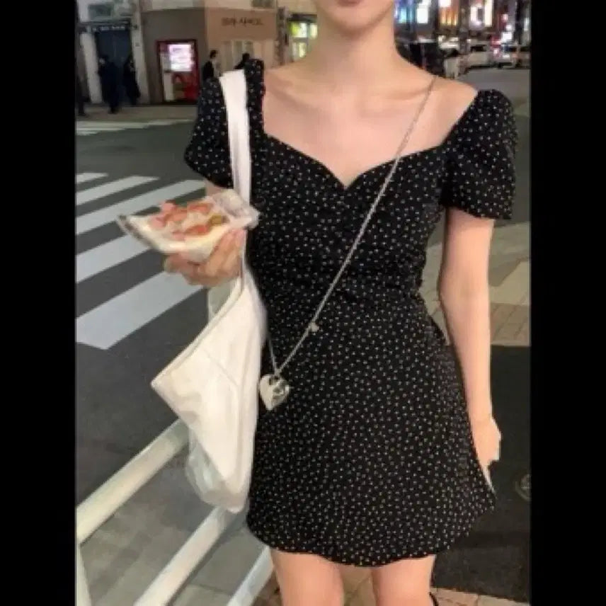 [BUNJANG] Nonnyu Dot Midi Dress / 노니유 도트 원피스