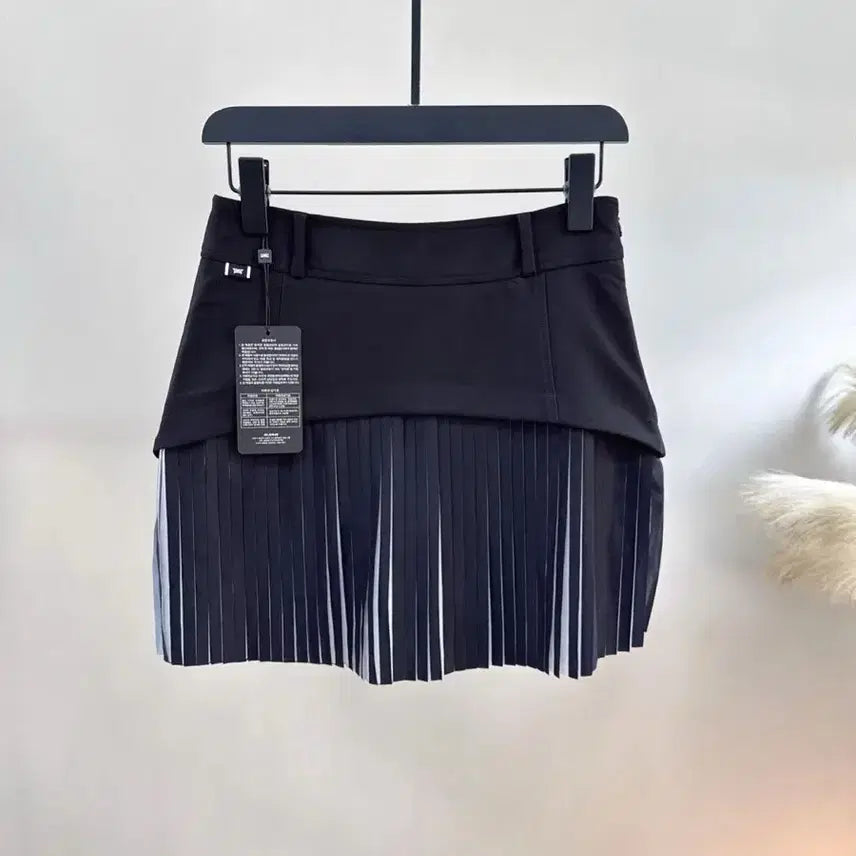 [BUNJANG] Women's Pleated Golf Skirt Black / 여성 골프치마 바로배송제품