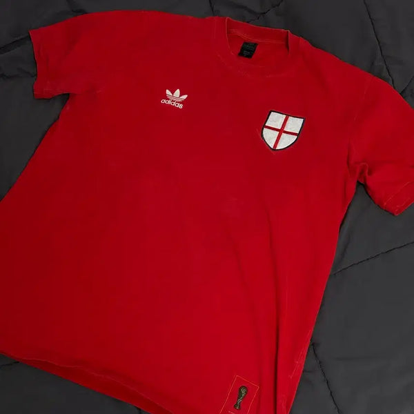 [BUNJANG] Adidas 00s England Old Firebird T-Shirt Medium / 00s 아디다스 잉글랜드 올드 파이어버드 반팔티 미디움