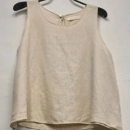 [BUNJANG] ORR Linen 100% Sleeveless Blouse / 55~마른66)ORR 오르 린넨 100% 민소매 블라우스