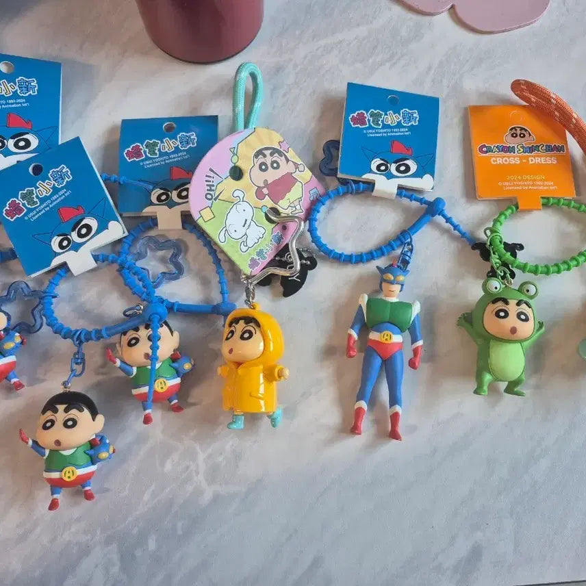 [BUNJANG] Crayon Shin-chan Action Figure Keychains / 짱구 키링피규어 판매