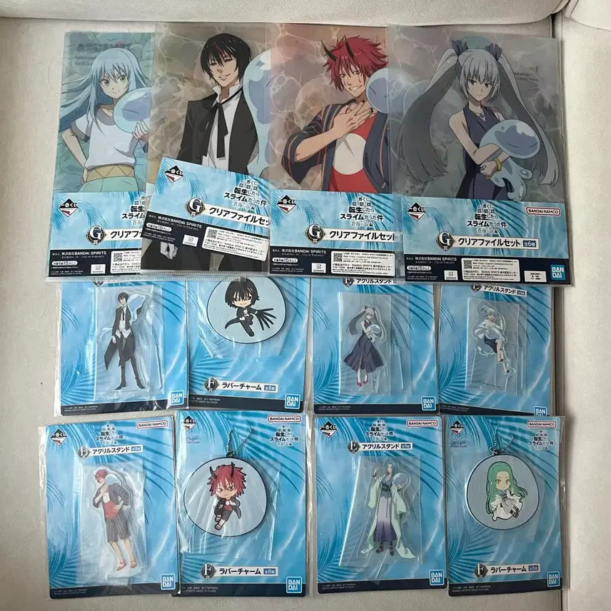 [BUNJANG] That Time I Got Reincarnated as a Slime Ichiban Kuji E, F, G Prize Set (12 Types, Sealed) / (미개봉)제일복권 전생슬 E,F,G상 하위상 12종 일괄