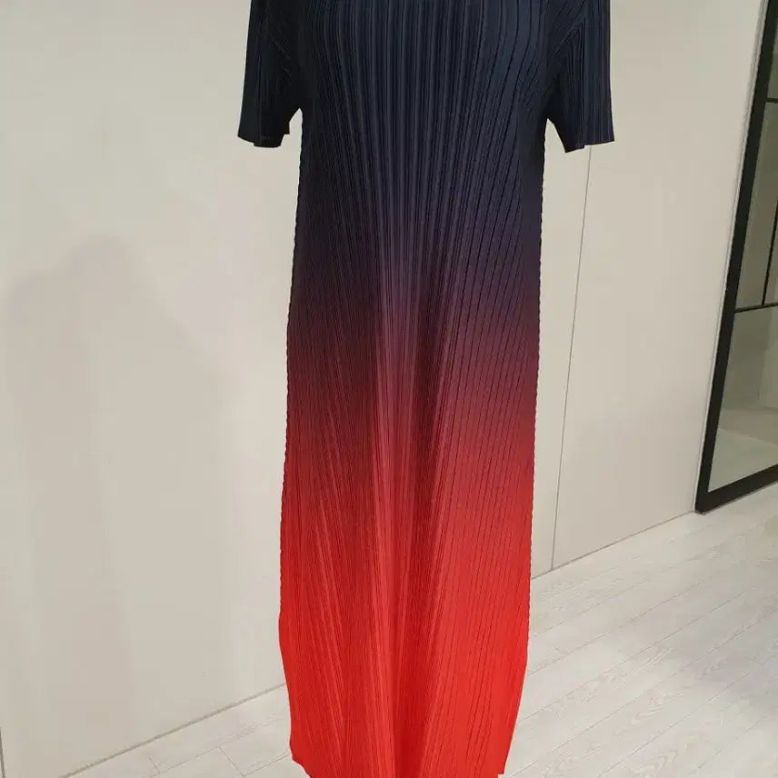 [BUNJANG] Pleated Long Dress / 플리츠  원피스 """