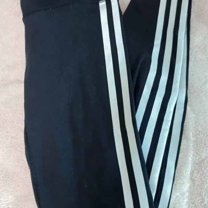 [BUNJANG] Adidas 3-Stripes Leggings Black XS / 아디다스 삼선 레깅스 블랙 XS