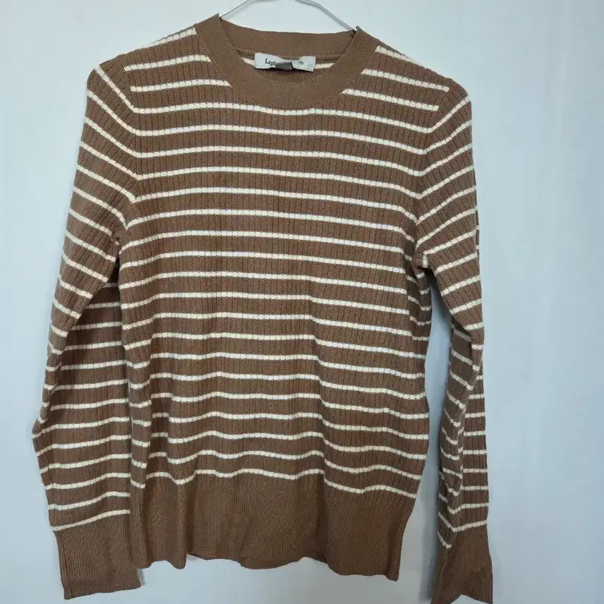 [BUNJANG] Striped Knit Brown / 단가라 니트 브라운 봉6