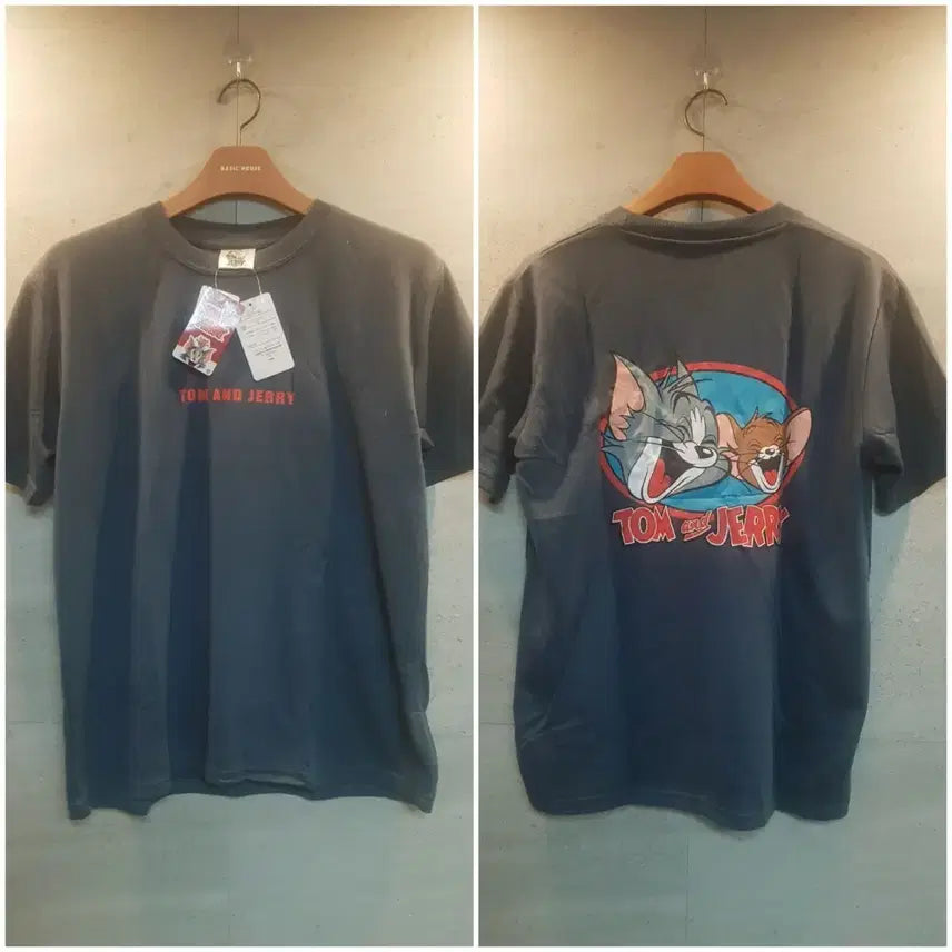 [BUNJANG] Tom and Jerry Official Short Sleeve T-Shirt / 톰앤제리. 정품 반팔티!