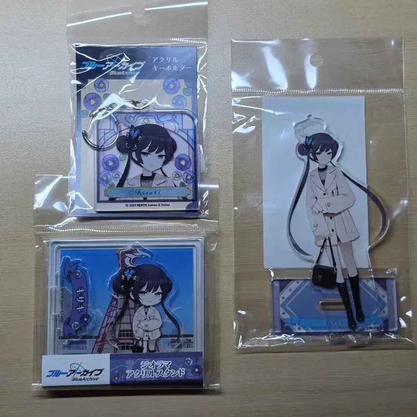 [BUNJANG] Blue Archive Kisaki Acrylic Stand/Diorama/Keyring Set / 블루 아카이브 키사키 아크릴 스탠드/디오라마/키링