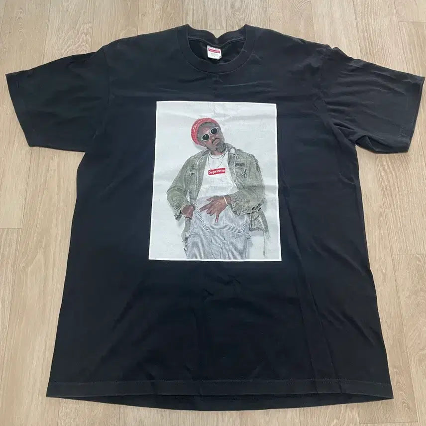 [BUNJANG] Supreme Andre 3000 Black T-Shirt L / 슈프림 안드레 3000 블랙 반팔티 L