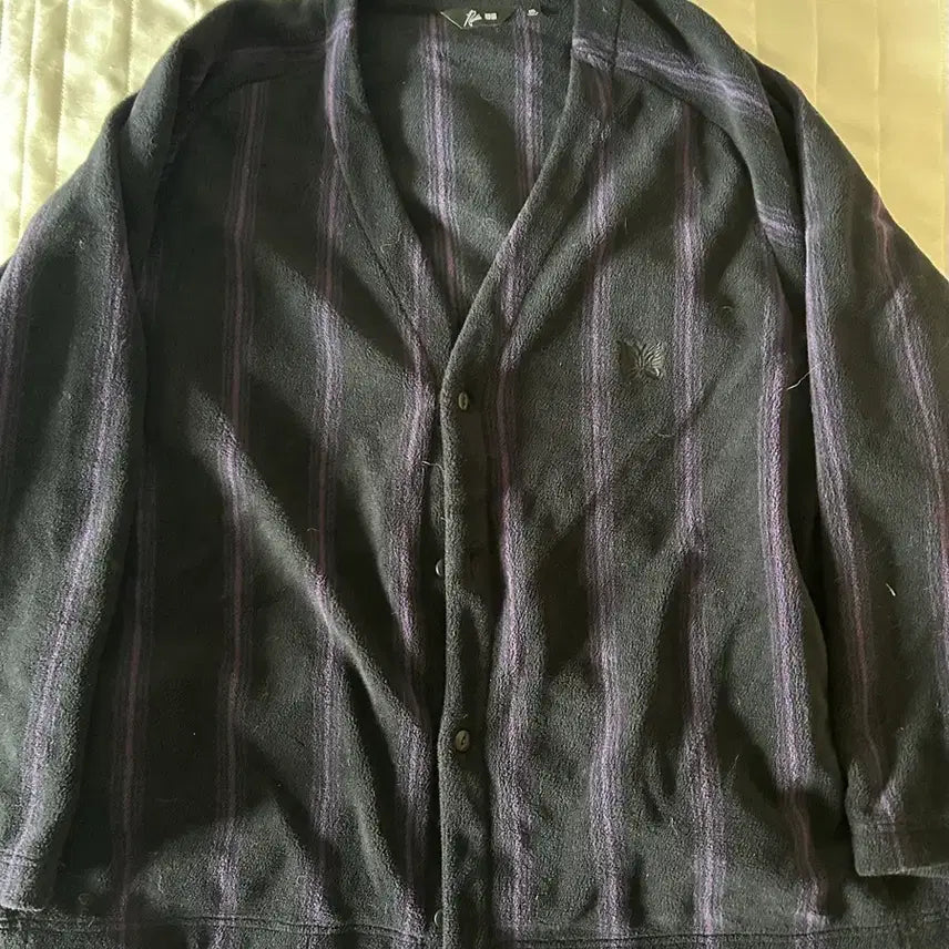 [BUNJANG] Uniqlo x Needles Fleece Cardigan / 유니클로 x 니들스 후리스 가디건