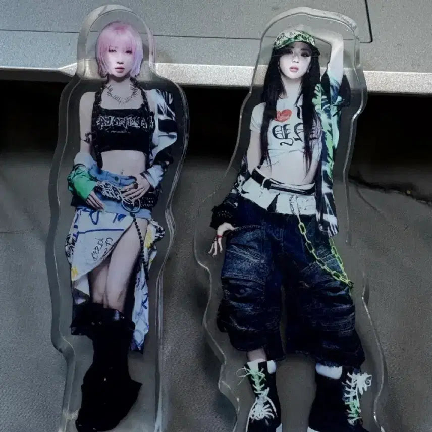 [BUNJANG] BabyMonster Asa & Luca Mini Acrylic Stand Bundle Set / 베이비몬스터 아사, 루카 미니 아크릴스탠드 일괄