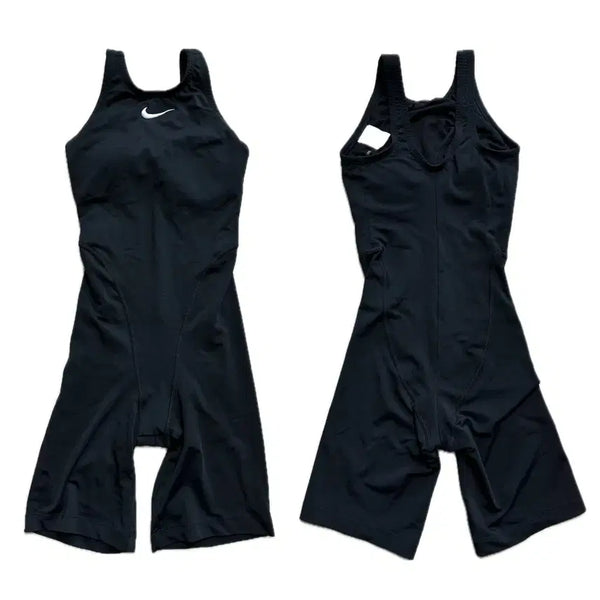 [BUNJANG] Nike Women's Answer High Neck Legsuit Swimsuit / 나이키 여성 앤서하이넥레그수트 반신수영복