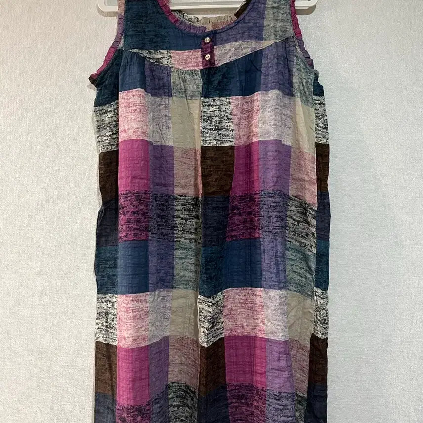 [BUNJANG] Sleeveless Patchwork Dress / 새제품 민소매 원피스55
