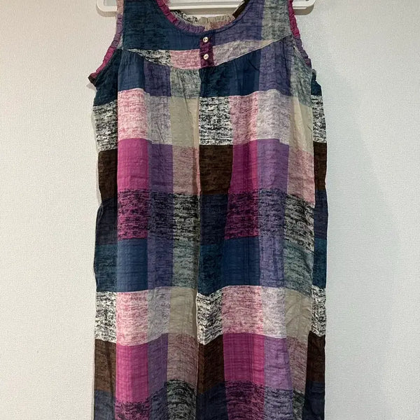 [BUNJANG] Sleeveless Patchwork Dress / 새제품 민소매 원피스55