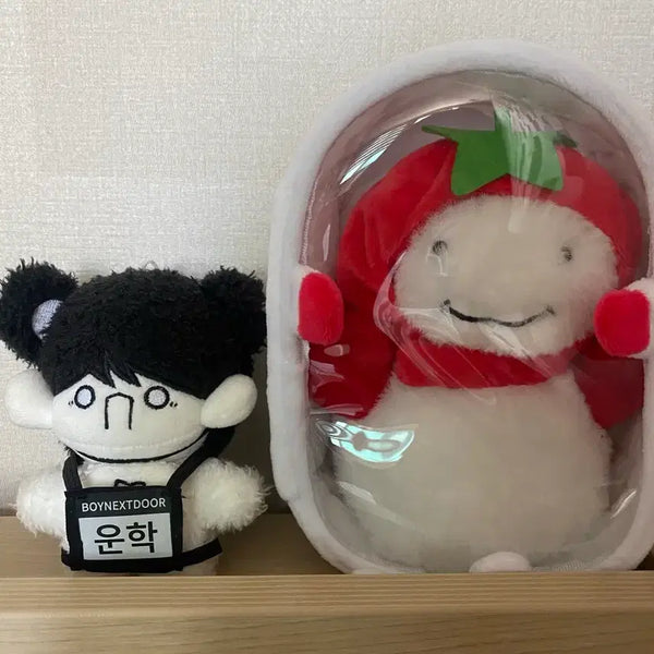 [BUNJANG] BOYNEXTDOOR 'How? Music Korea' Unha Mini Pouch Bundle Set / 보넥도 수상한옆집 운아기 키링 파우치 일괄 양도