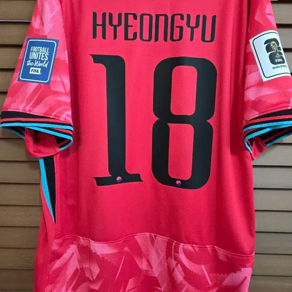 [BUNJANG] South Korea National Team Oh Hyun-gyu 2024-2026 Jersey 2XL / 24-26 대한민국 국대 오현규 유니폼 2xL
