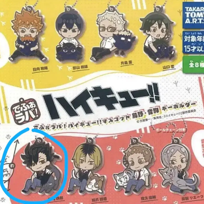 [BUNJANG] Haikyuu!! Kuroo Depo Rubber Keychain / 하이큐 데포러버 키링 쿠로오