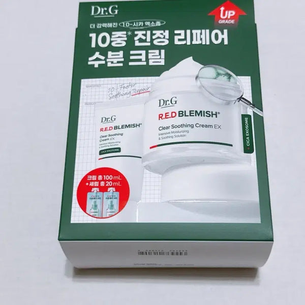 [BUNJANG] Dr.G Red Blemish Clear Soothing Cream EX Set / [미개봉새상품] 닥터지 레드블레미쉬 클리어 수딩크림 EX