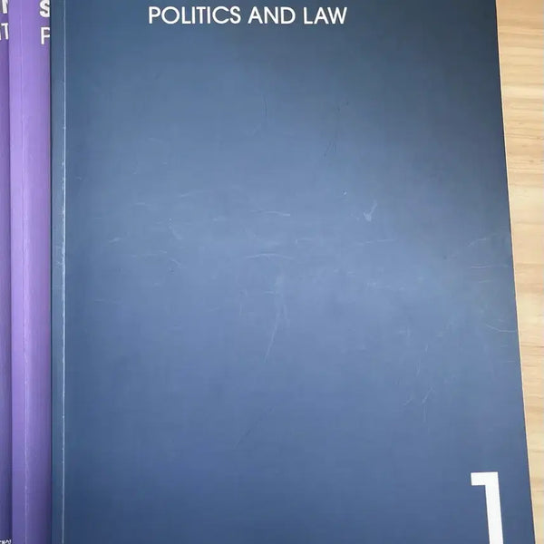 [BUNJANG] Choi Yeoreum 2027 Politics and Law Concept Textbook + N-Phase Set / 2027 최여름 정치와 법 개념 교재 + n제