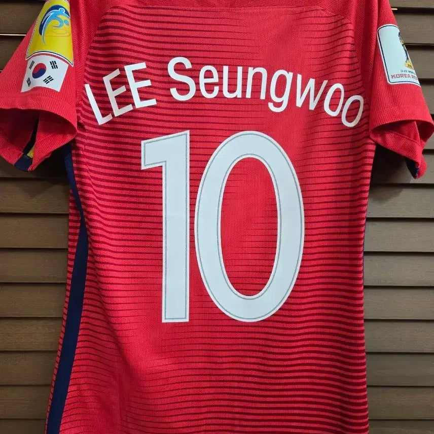 [BUNJANG] South Korea National Team 2016-18 Lee Seung-woo Player Issue Jersey / 16-18 대한민국 국대 이승우 유니폼 선수지급용