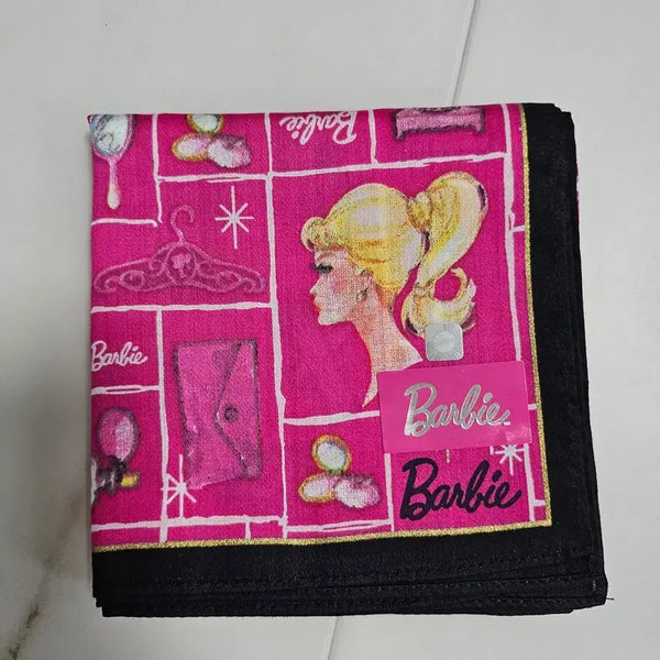 [BUNJANG] Barbie Vintage Handkerchief Scarf New / 바비 빈티지 손수건 스카프 새상품
