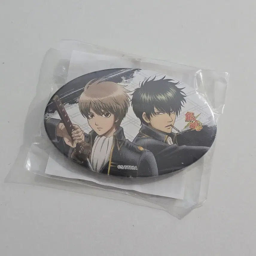 [BUNJANG] Gintama Hijikata & Sougo Oval Can Badge / (희귀) 은혼 히지카타&소고 타원형 캔뱃지