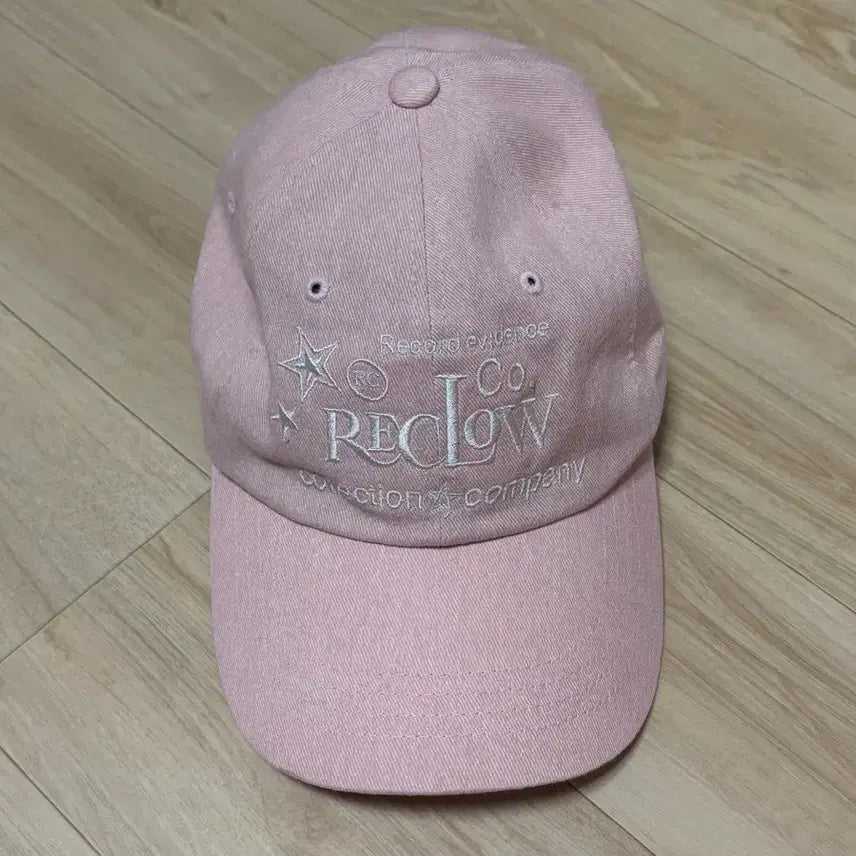 [BUNJANG] Ricclow Twill Star RWL Ball Cap Light Pink / 리끌로우 핑크 모자