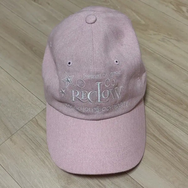 [BUNJANG] Ricclow Twill Star RWL Ball Cap Light Pink / 리끌로우 핑크 모자