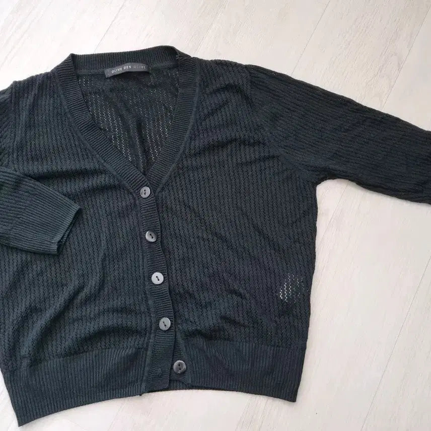 [BUNJANG] Olive des Olive Cardigan Black / 올리브 데 올리브 가디건 블랙