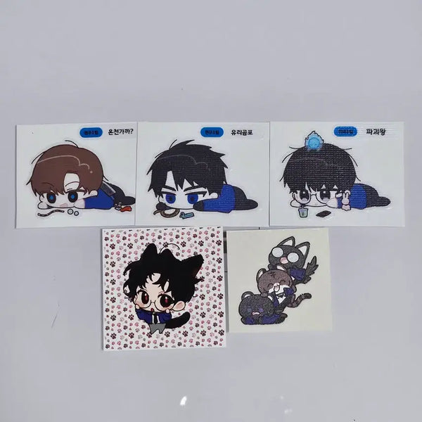 [BUNJANG] Gwedam Chulgeun (Midnight Spooky) Choi Sol Ru Jae-gwan Choi Yo-won Kim Sol-eum Ryu Jae-gwan Sticker Set / 괴담출근 괴출 최솔 재관국 최요원 김솔음 류재관 스티커 띠부씰