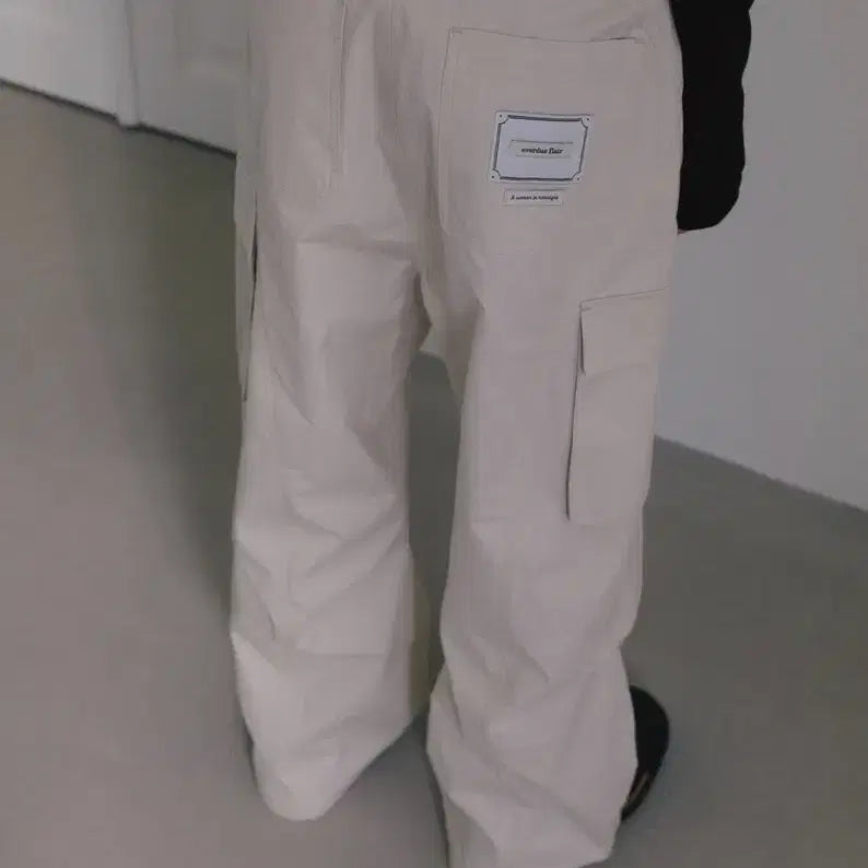 [BUNJANG] Overdue Flare Cargo Pants Two-Way (Sealed) / <미개봉> 오버듀플레어 카고 팬츠 투웨이