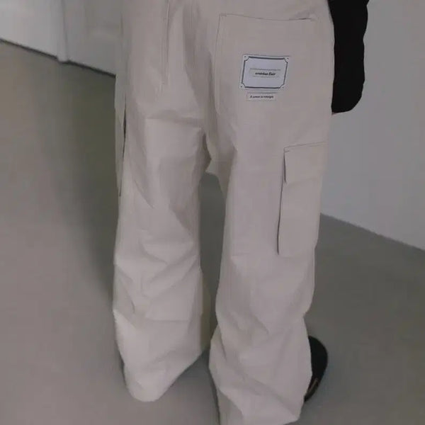 [BUNJANG] Overdue Flare Cargo Pants Two-Way (Sealed) / <미개봉> 오버듀플레어 카고 팬츠 투웨이