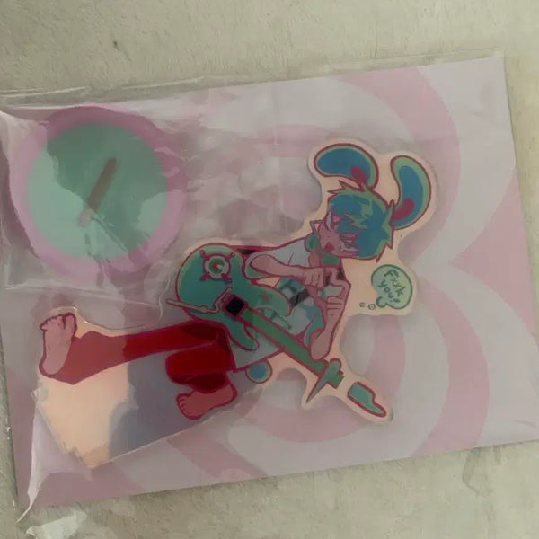 [BUNJANG] A-STAY Till Rabbit Acrylic Photocard Holder / 에이스테 틸 토끼 아크릴 양도 판매