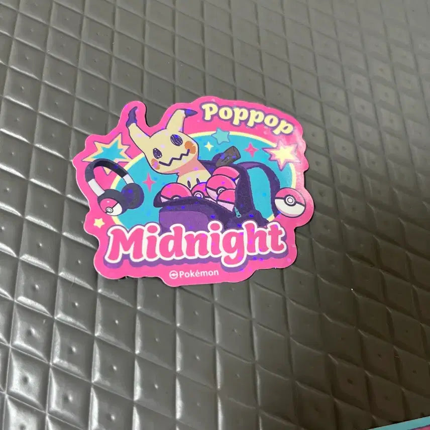 [BUNJANG] Pokemon Midnight Play Set Stickers / 성수 포켓몬 미드나잇 스티커 따라큐 메타몽 쫀도기 파치리스