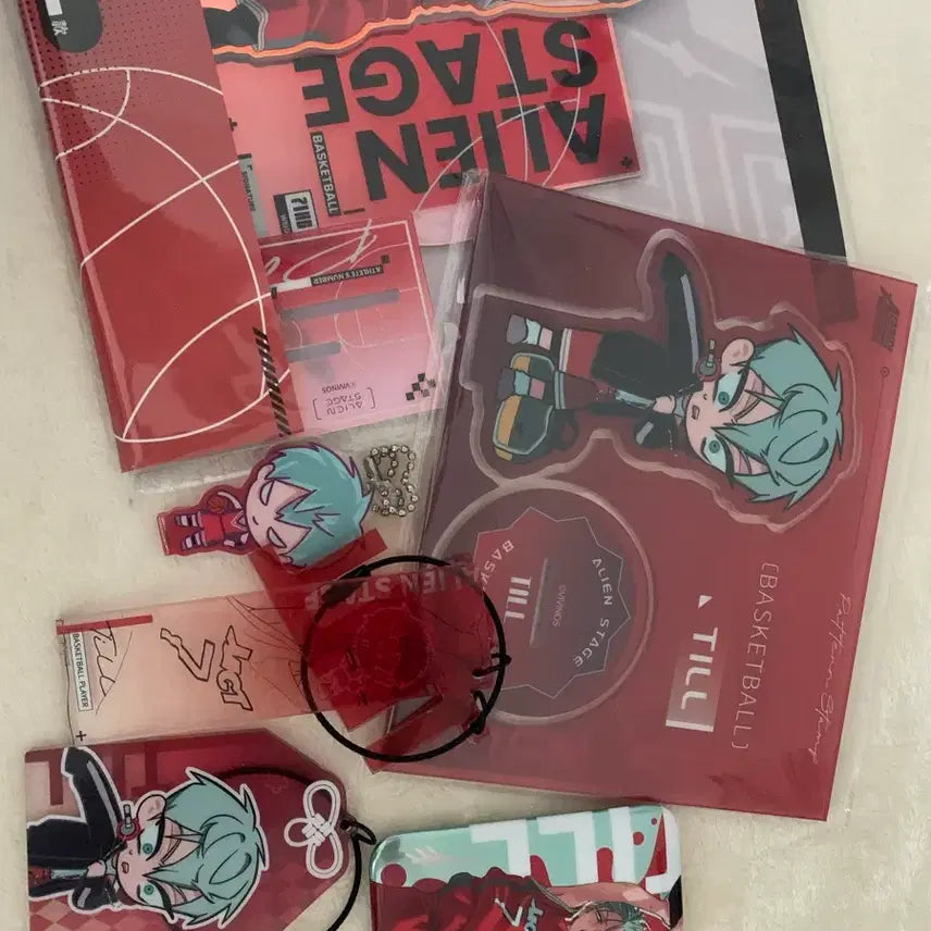 [BUNJANG] A-Stage Till Sports Acrylic Charm Omamori Keyring Can Badge Ticket Bundle Set / 에이스테 틸 스포츠 아크릴 도장 오마모리 키링 캔뱃지 티켓 일괄 양도