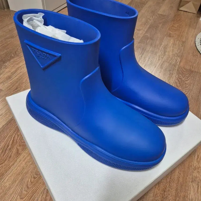 [BUNJANG] Prada Rain Boots Blue UK 10 / UK10 프라다 레인 부츠 블루