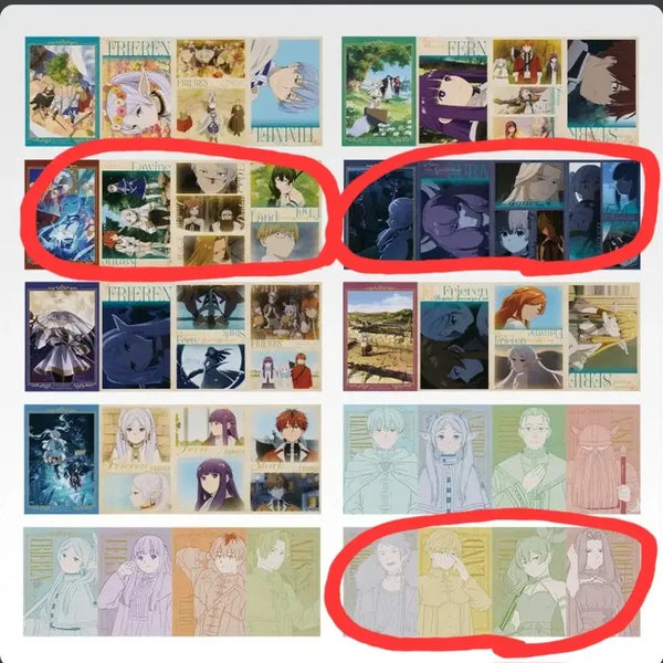 [BUNJANG] Frieren: Beyond Journey's End Kuji H Prize Poster Card Bundle Set / 장송의 프리렌 쿠지 H상 포스터카드 일괄