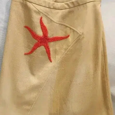 [BUNJANG] Valentino Roma Beige Midi Skirt / 발렌티노 로마 베이지색 치마