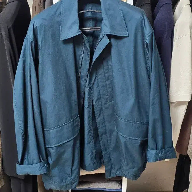 [BUNJANG] Uniqlo Blouson Jacket Navy / 유니클로 블루종 자켓 남색
