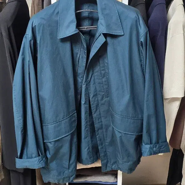 [BUNJANG] Uniqlo Blouson Jacket Navy / 유니클로 블루종 자켓 남색