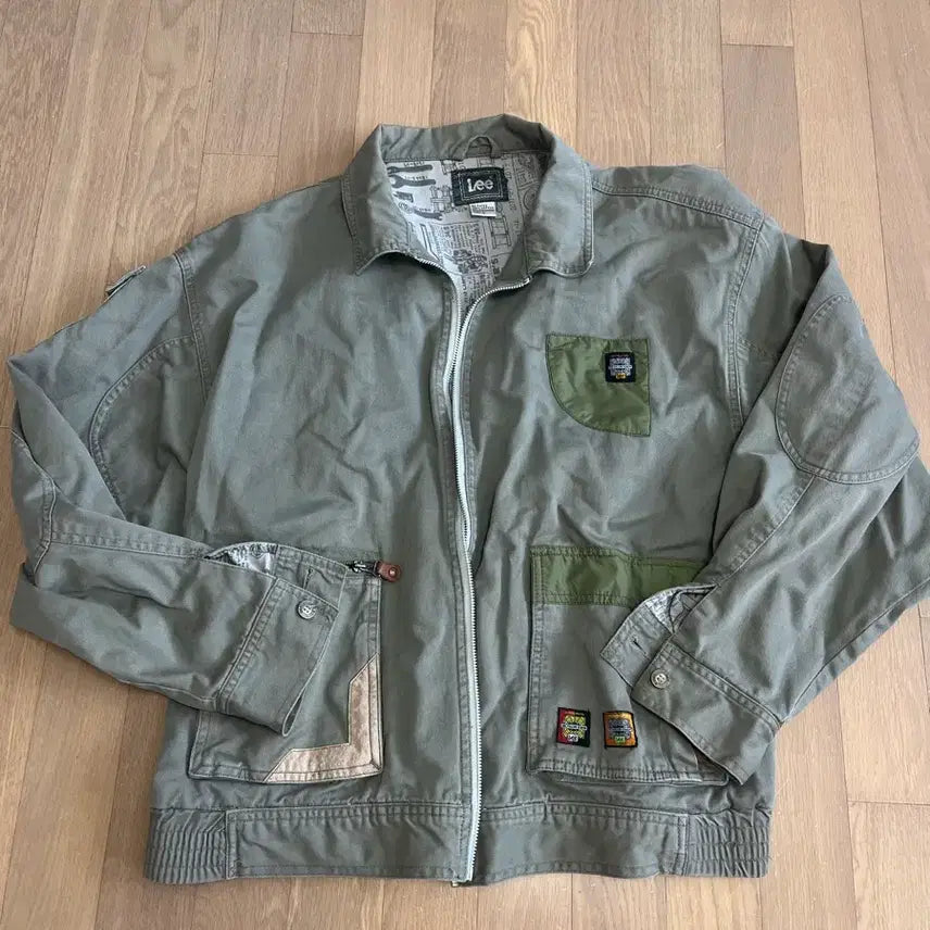 [BUNJANG] Lee Engineer Cropped Field Zip-Up Jacket / 리Lee 엔지니어 크롭 필드 집업 자켓