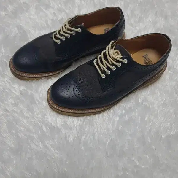 [BUNJANG] Dr. Martens 3-Eye Wingtip Shoes Navy Size 6 (255mm) / 닥터마틴 3홀 윙팁 슈즈 네이비 6 사이즈 255