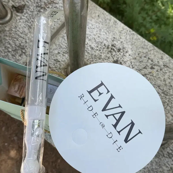 [BUNJANG] Evan Ride or Die Official Fan Meeting Lightstick Fan / 에반 공방 사녹 응원봉 부채